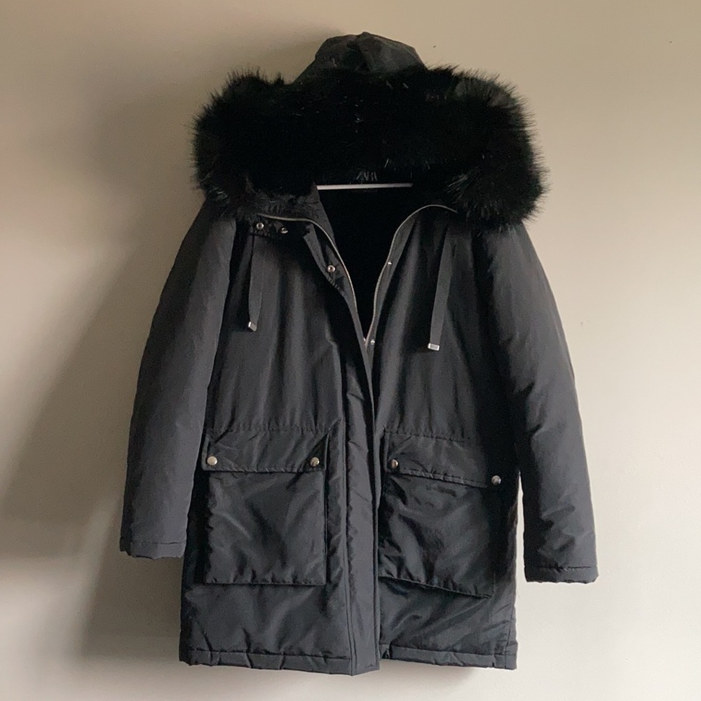 Zara women’s winter coat size medium